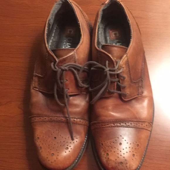 chaps wingtip shoes